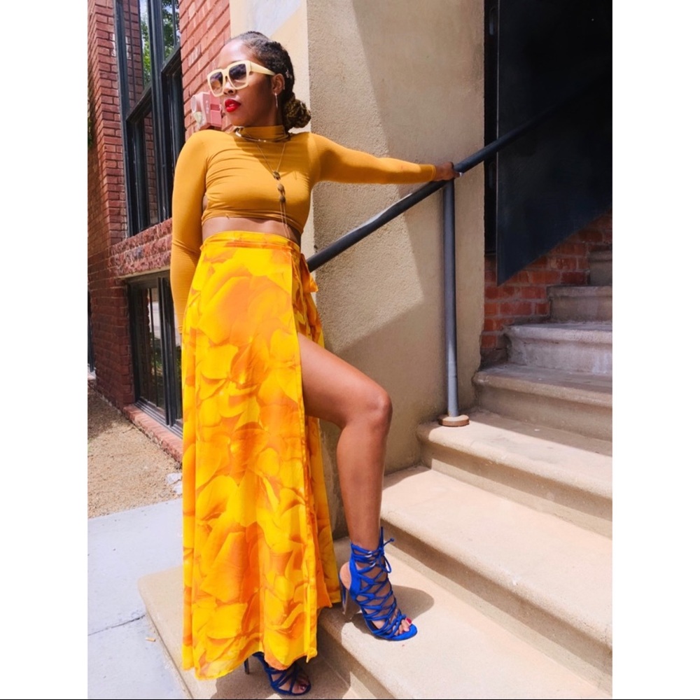 New York And Company Maxi Skirt